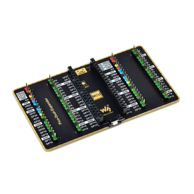 Waveshare Dual GPIO Expander pour Raspberry Pi Pico