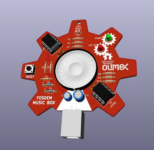 Olimex Kit de boîte à musique programmable compatible Arduino – Image 2