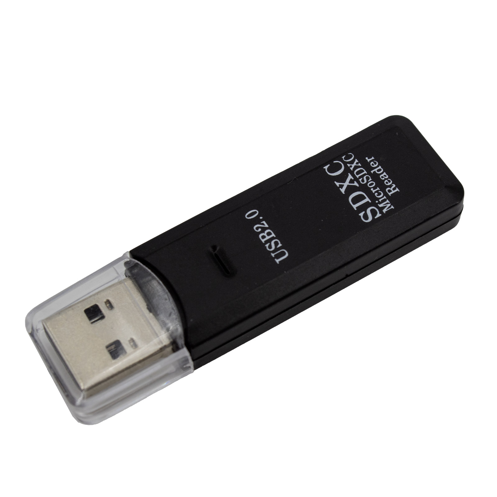 Lecteur de cartes USB 2.0 (Noir) pour SD/MicroSD – Image 2