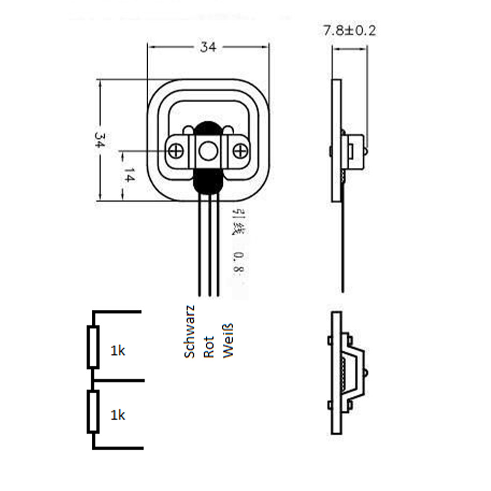 Capteur de poids / Body Load Sensor 50 kg – Image 2