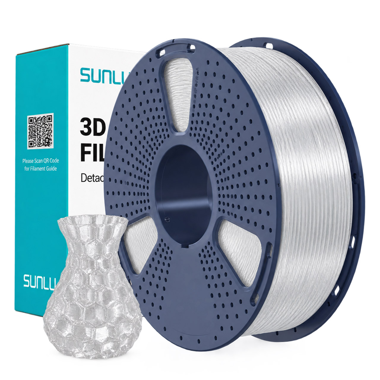 Filament ABS Sunlu Transparent 1,75 mm 1 kg