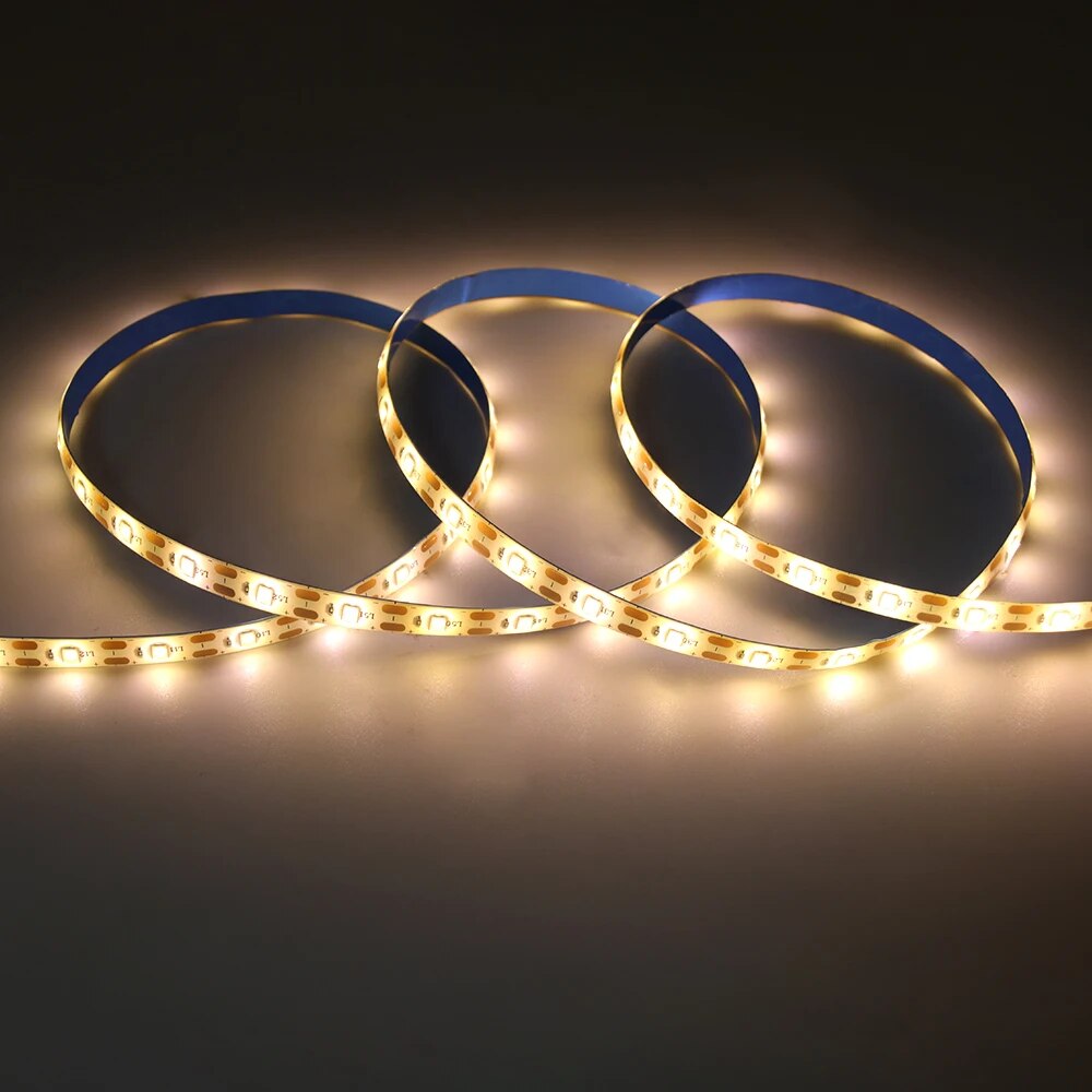 Bande LED 2 m blanc chaud avec interrupteur 5V USB