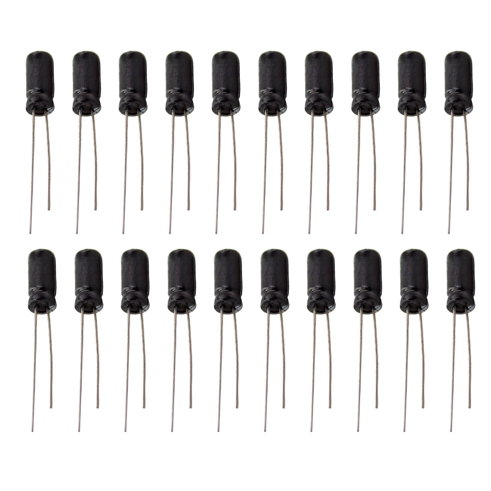 20x condensateur électrolytique 50V 0,22 µF 5x11 mm radial