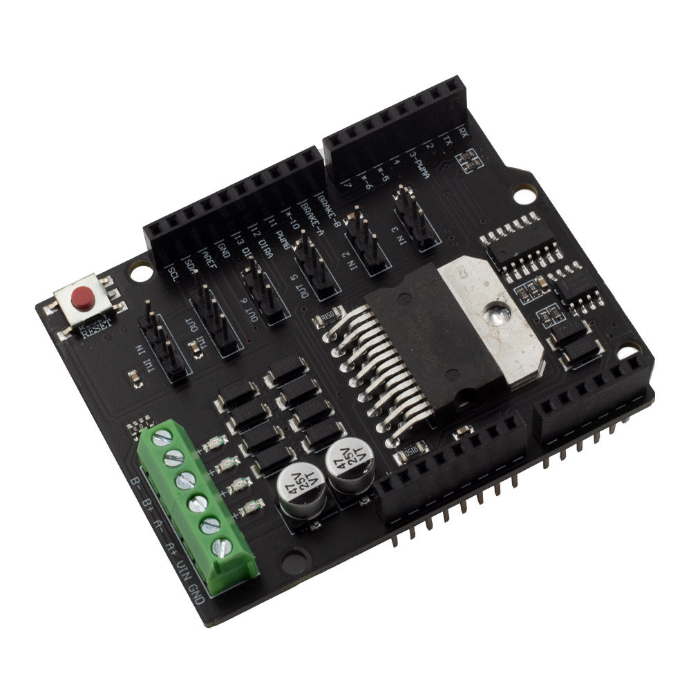 Shield de pilotage de moteur L298NH pour Arduino Uno R3 & Mega R3