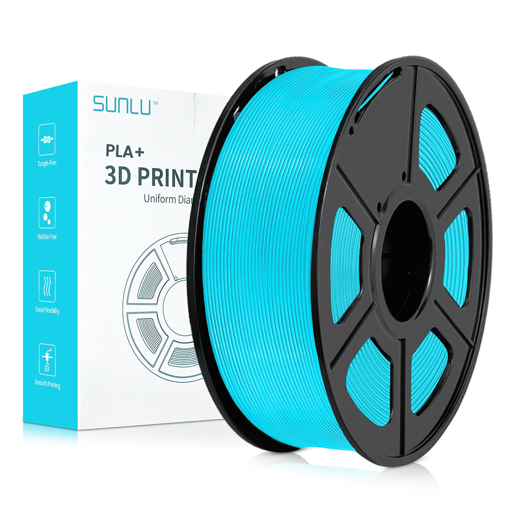Filament Sunlu PLA+ Cyan 1,75 mm 1 kg