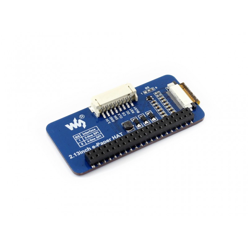 Waveshare 2.13" 250x122 écran e-Paper HAT pour Raspberry Pi – Image 6