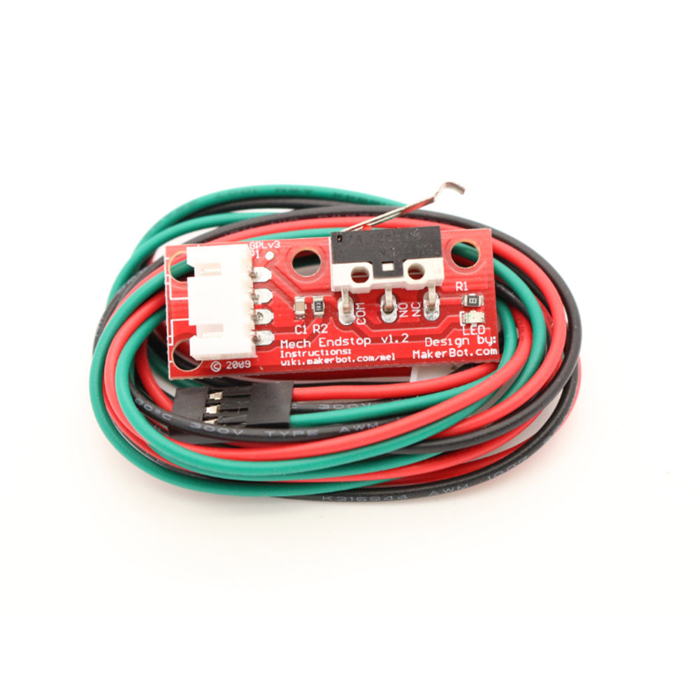 Interrupteur mécanique de fin de course avec câble 50 cm 3 broches pour imprimante 3D CNC RepRap