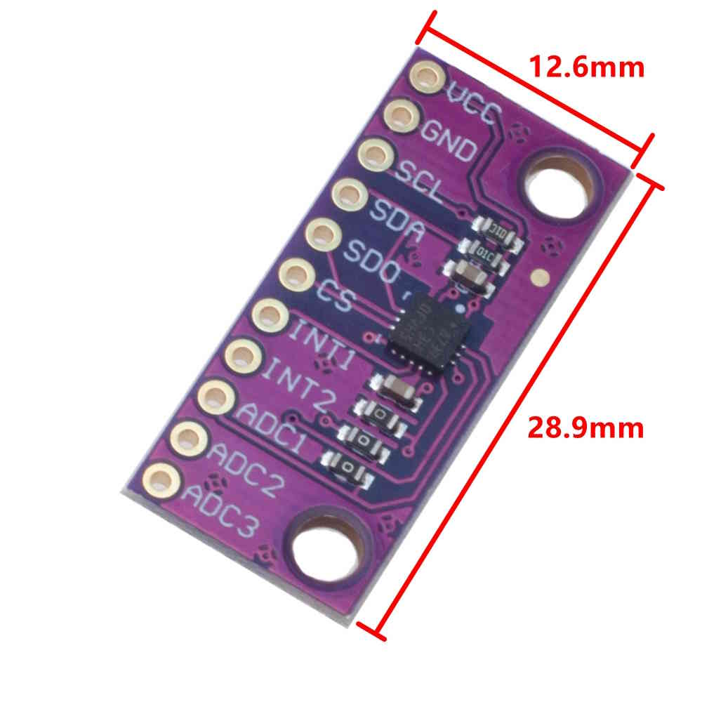 Module capteur d'accélération triaxial LIS3DSH I2C SPI 1,71 V à 3,6 V – Image 4