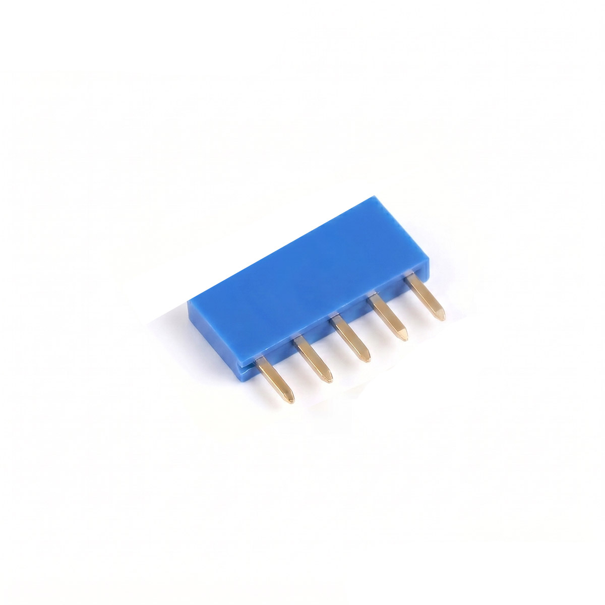 20x barrette femelle 5 broches 2,54 mm bleue – Image 2