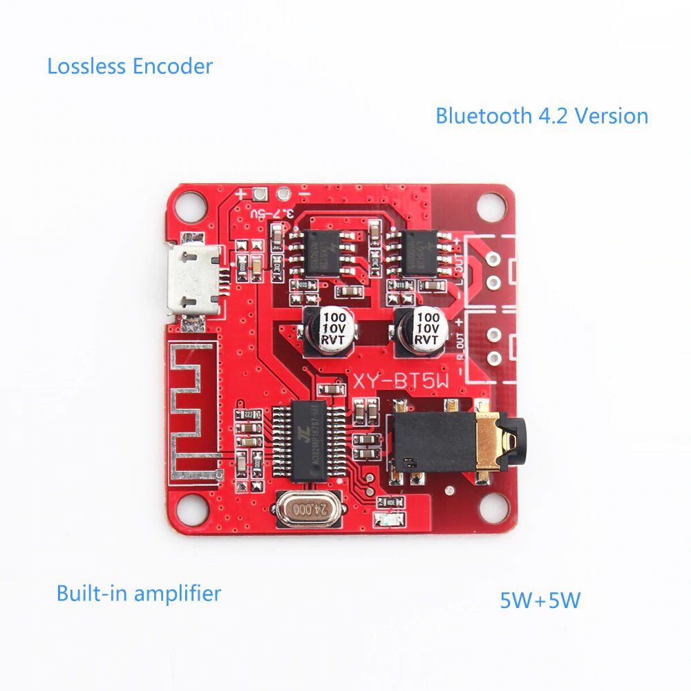 Module décodeur amplificateur audio Bluetooth 4.2 XY-BT5W – Image 4