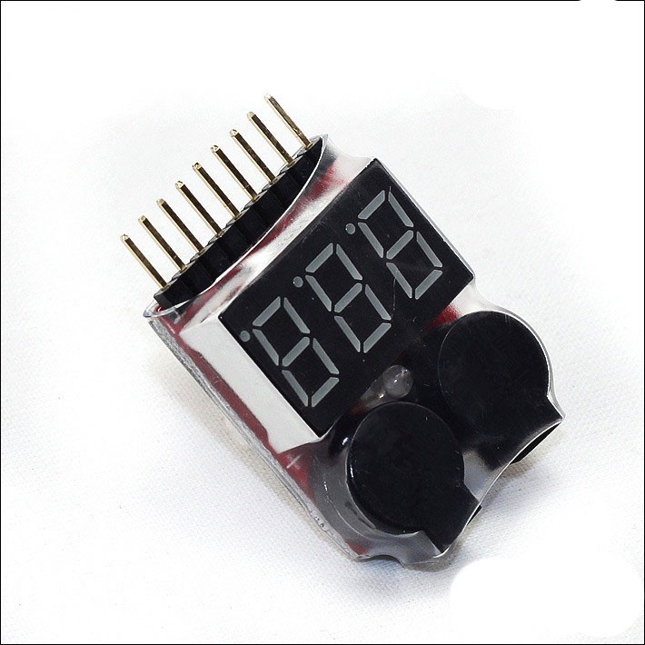 Testeur de batterie LiPo 1-8S avec buzzer et affichage – Image 2