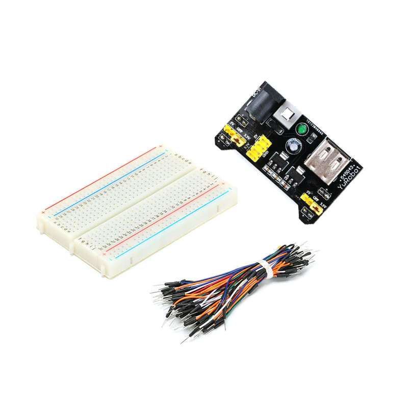 Carte d'essai 400 + adaptateur d'alimentation + 65 câbles jumper – Image 2