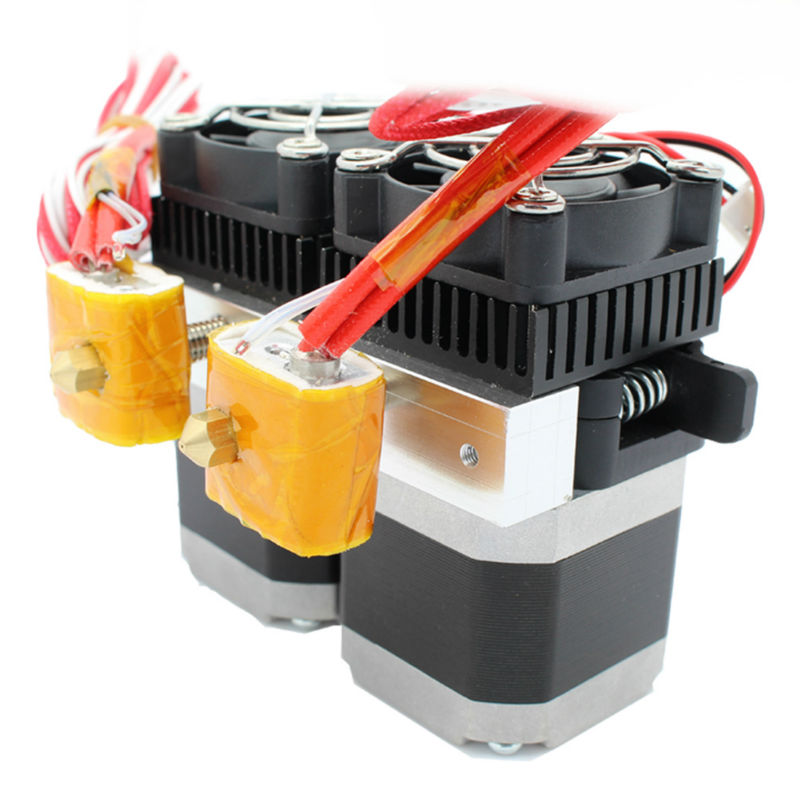 Extrudeuse double MK8 avec buse de 0,4 mm pour filament de 1,75 mm