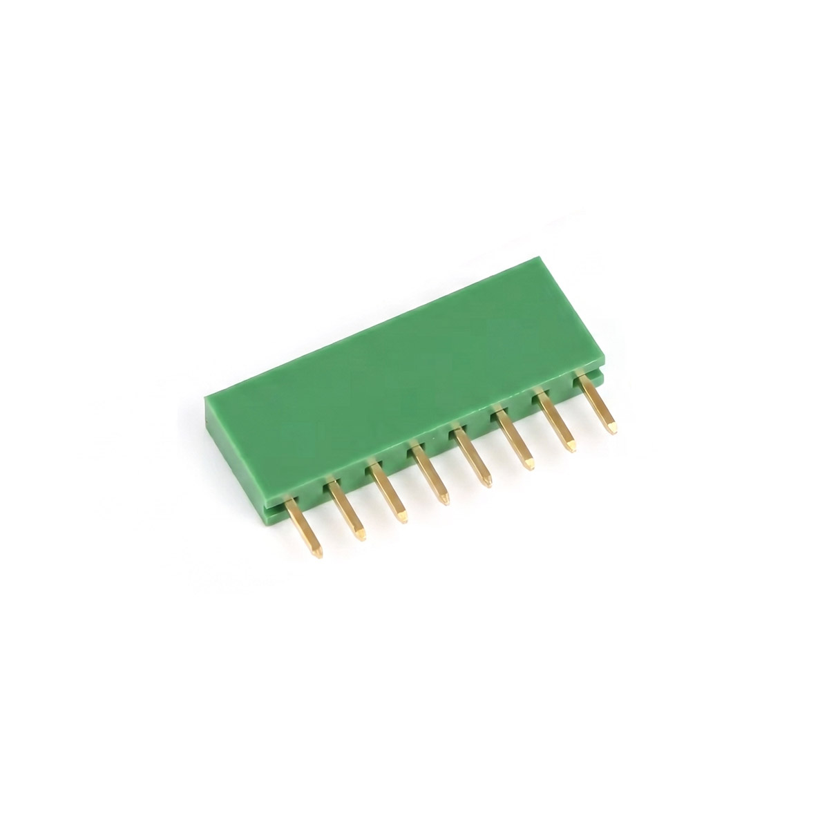 20x barrette femelle 8 broches 2,54 mm verte – Image 2