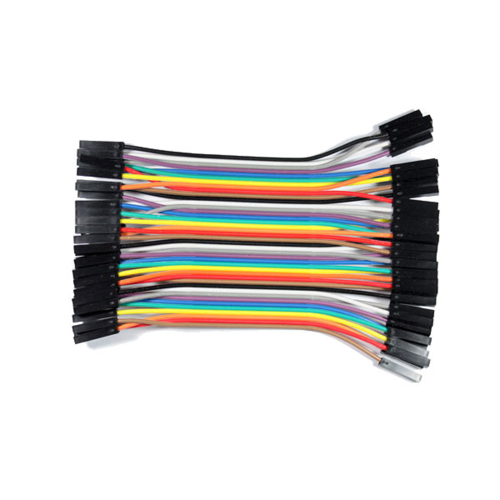 Câbles jumper 40 broches femelle-femelle 10 cm