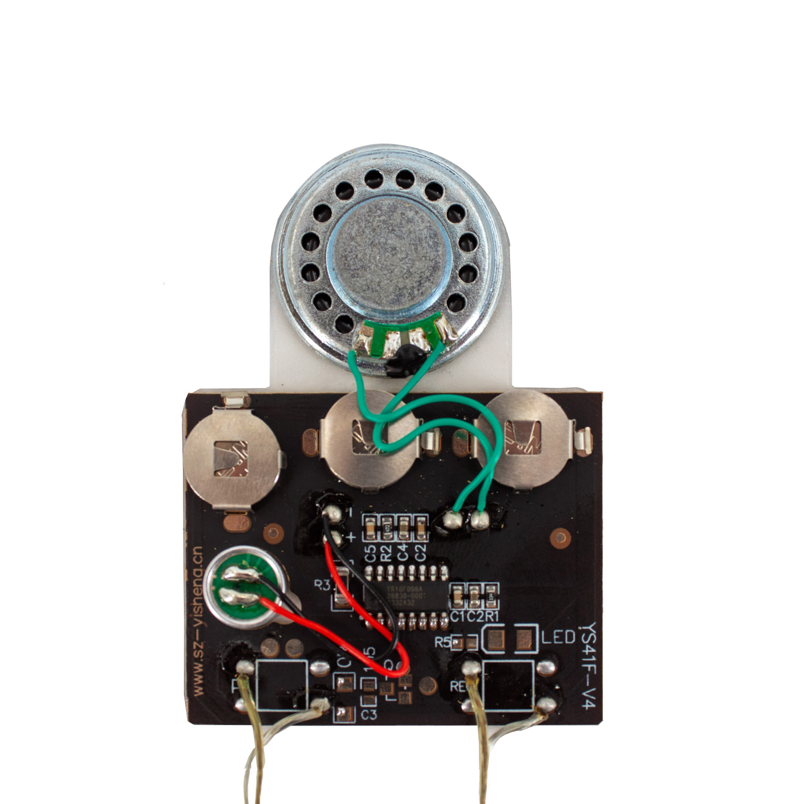 Module sonore pour cartes d'anniversaire avec bouton (câblé)