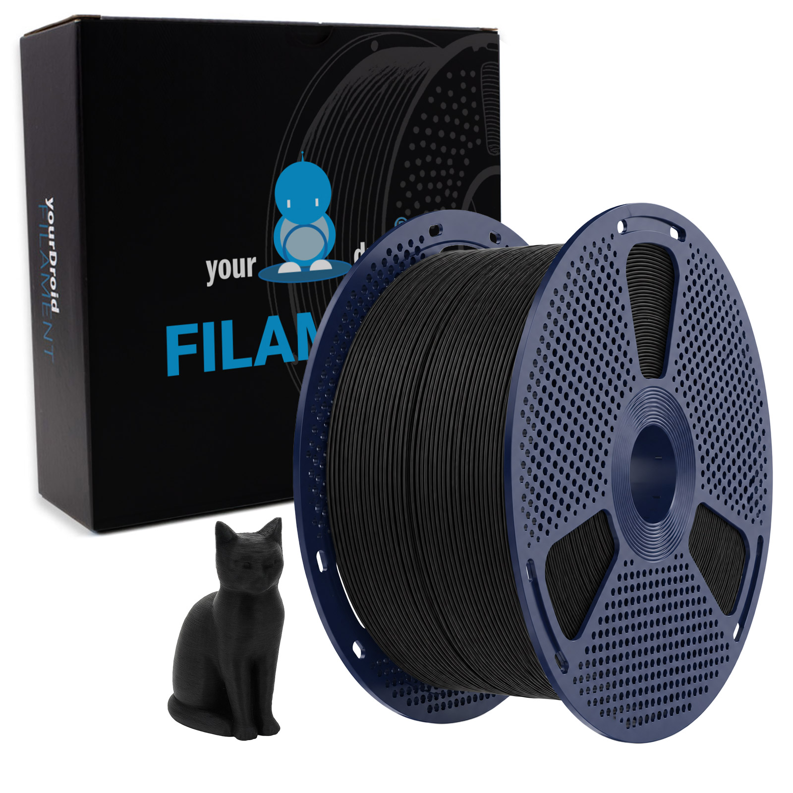 Filament PETG yourDroid Noir 1,75 mm 5 kg