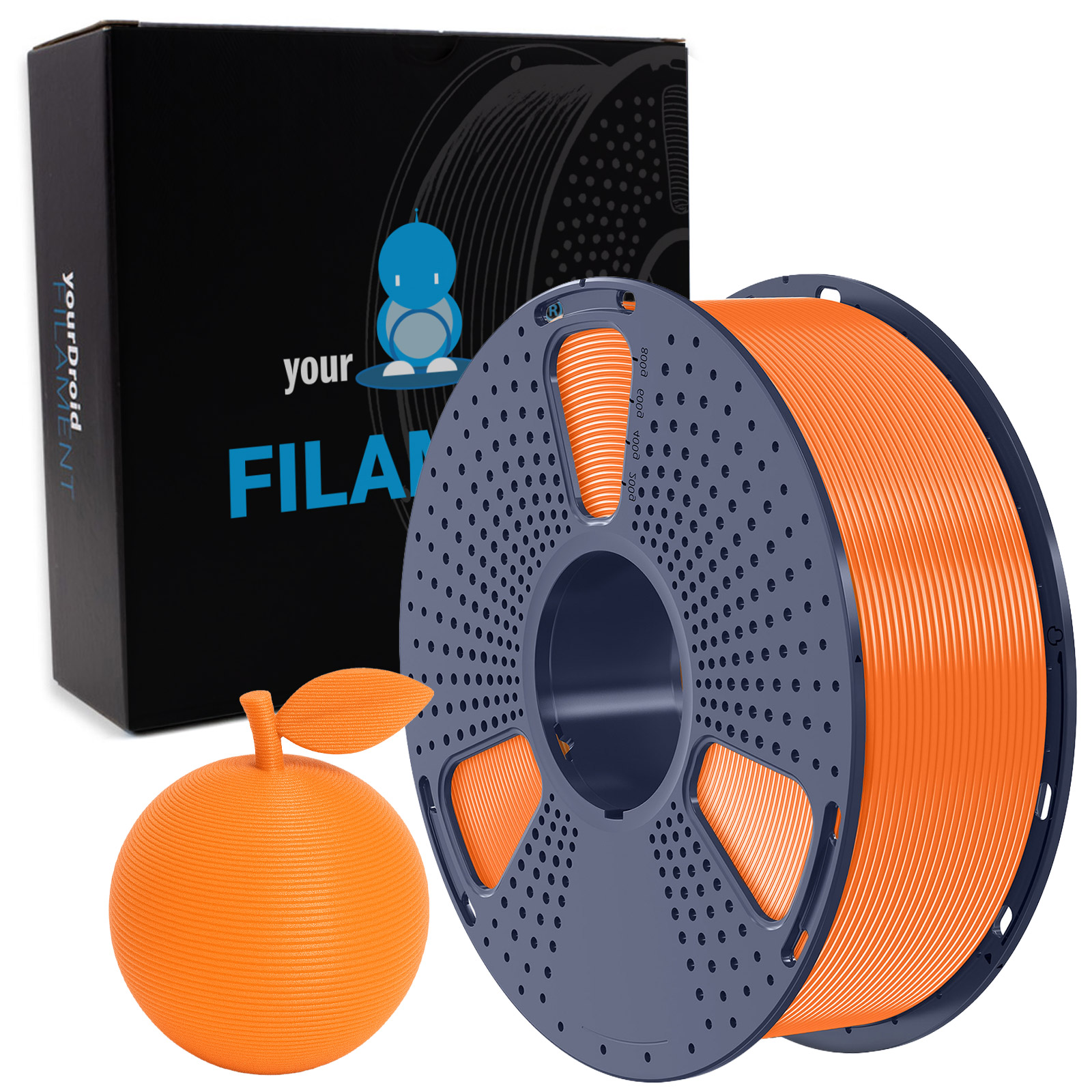 Filament yourDroid ABS Orange 1,75 mm 1 kg