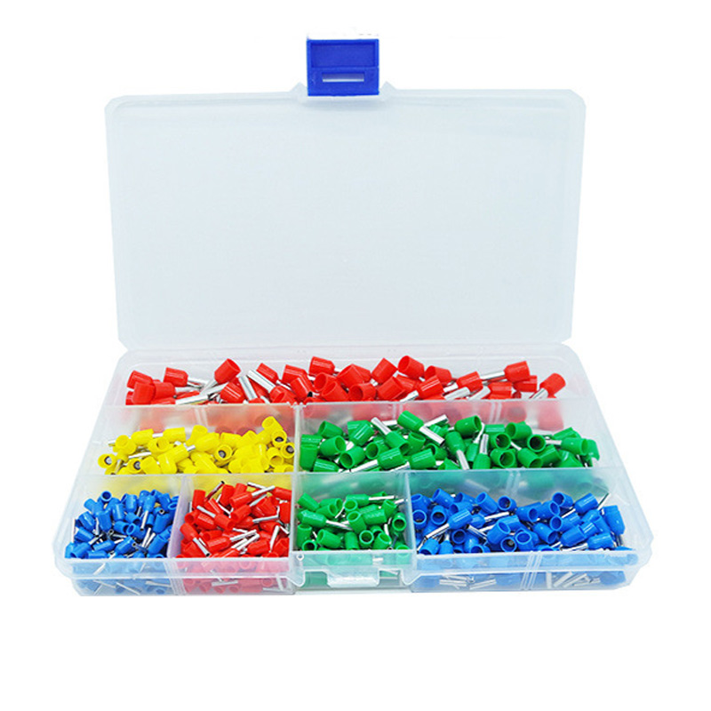 Kit de cosses à sertir isolées assortiment 700 pièces pour câbles 0,5 mm - 10 mm²