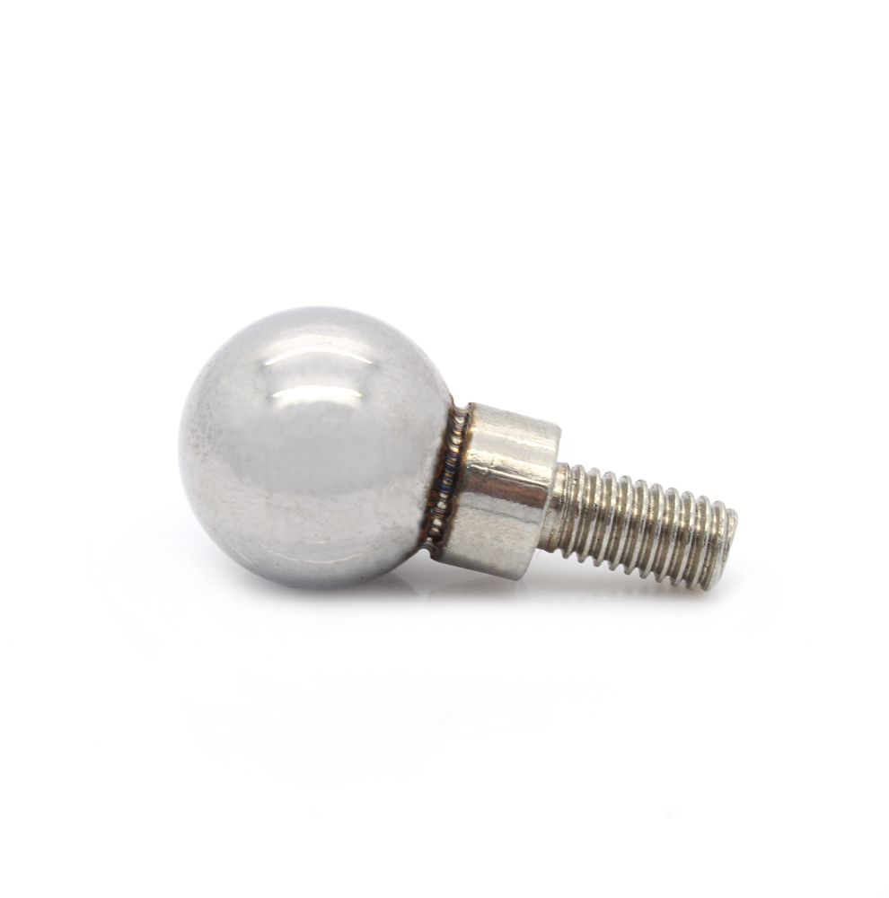 Bille en acier 14 mm avec vis M4 – Image 2