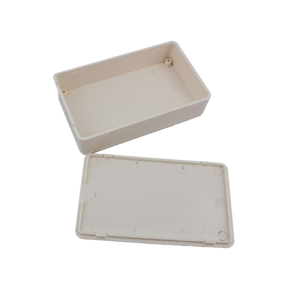 Boîtier projet ABS 100 x 60 x 25 mm blanc – Image 2