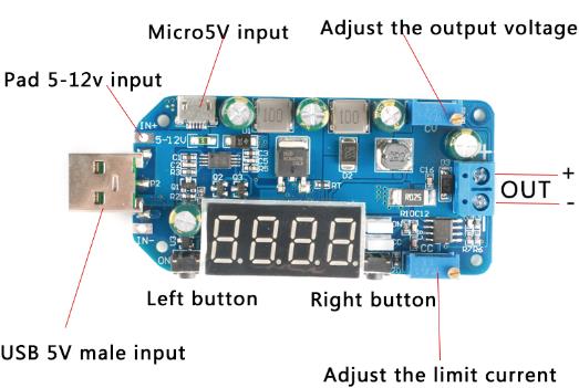 Régulateur de tension USB 5V vers 0-30V DC-DC 15W avec boîtier – Image 6