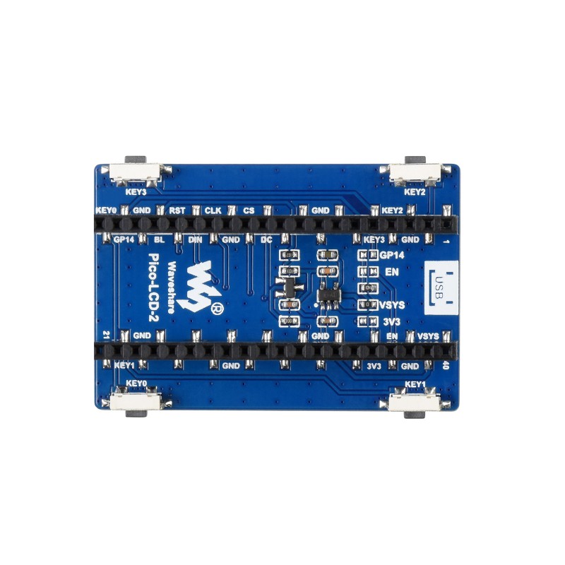 Module d'affichage LCD 2" Waveshare pour Raspberry Pi Pico – Image 2
