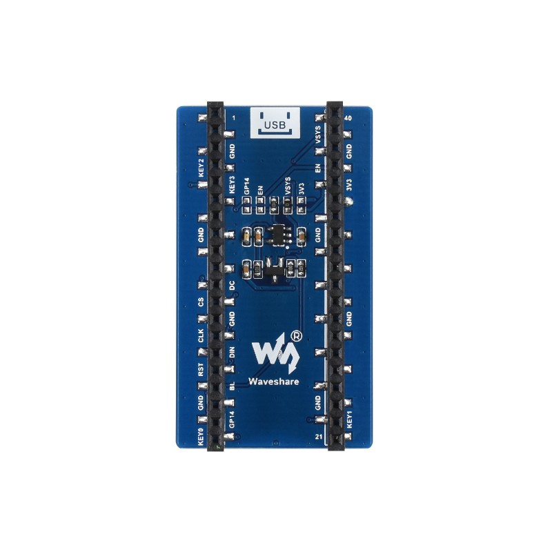 Module d'affichage LCD 1.44" Waveshare pour Raspberry Pi Pico – Image 2