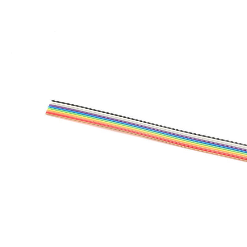 Câble ruban 10 broches 1,27 mm (1 mètre, multicolore)