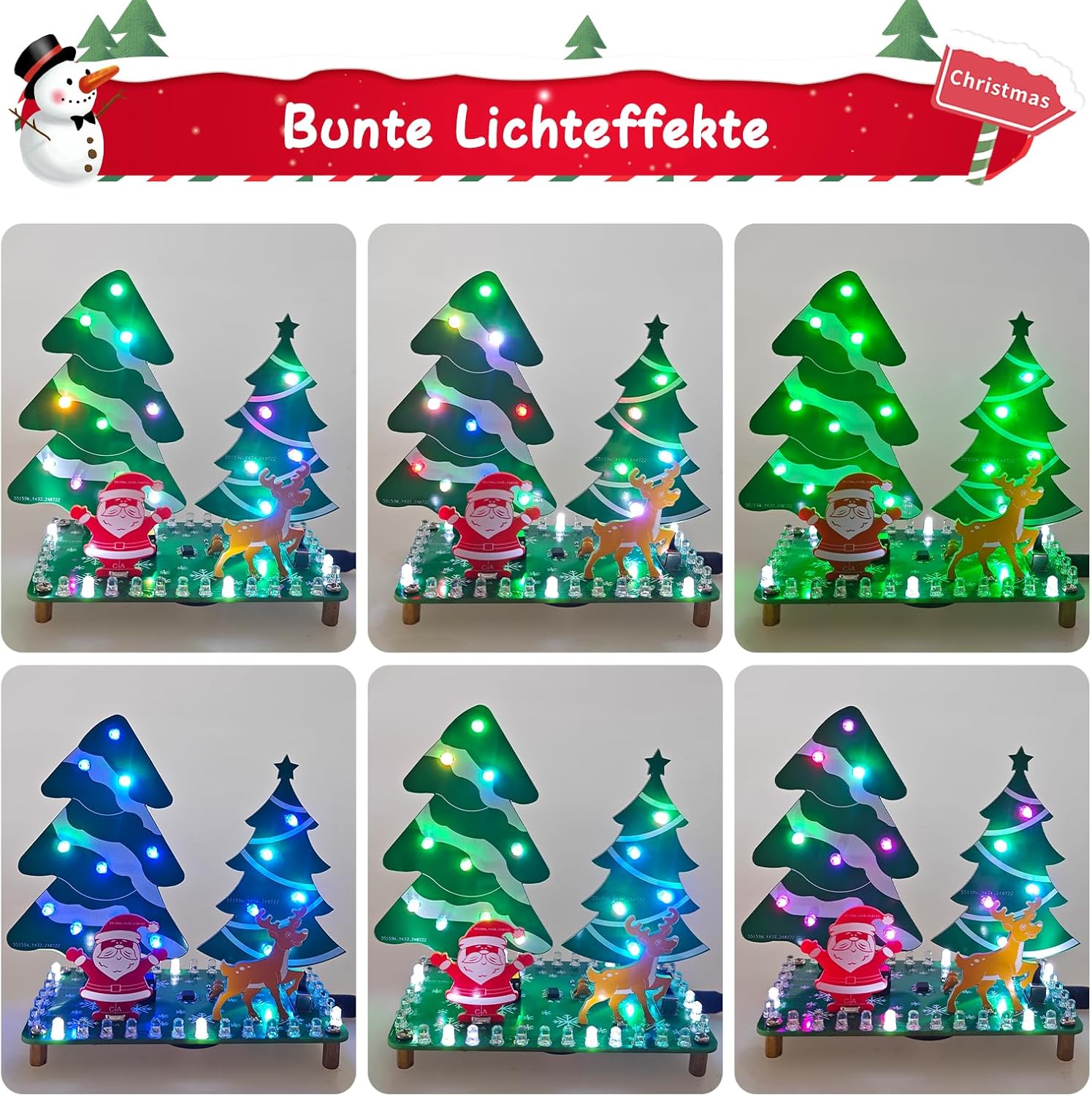 Kit sapin de Noël LED avec musique - Mini forêt de Noël – Image 5