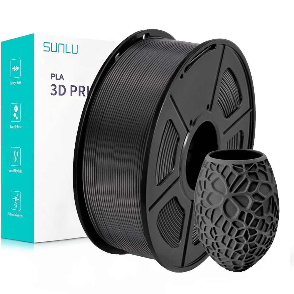 Filament Sunlu easy PA Noir 1,75 mm 1 kg