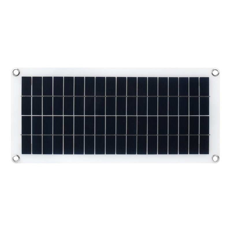Panneau solaire semi-flexible Waveshare, 18V 10W avec sorties USB 5V