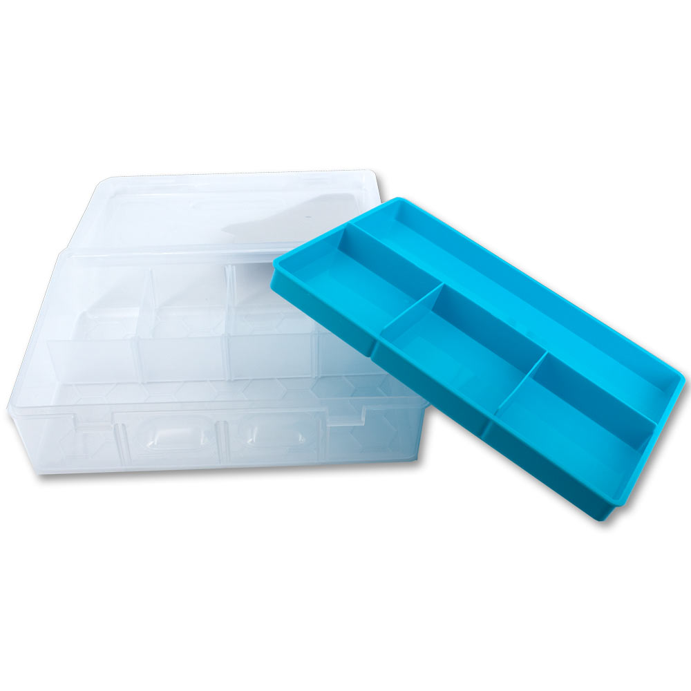 Boîte de rangement en plastique 23x16x6 cm – Image 2