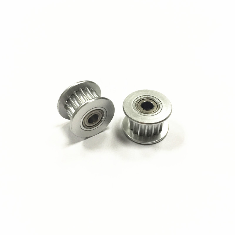 Poulie GT2 16 dents alésage 3 mm avec roulement à billes pour courroie crantée 6 mm