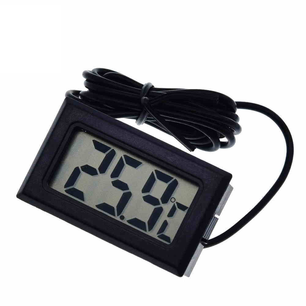 Thermomètre LCD mini avec câble de 1 m