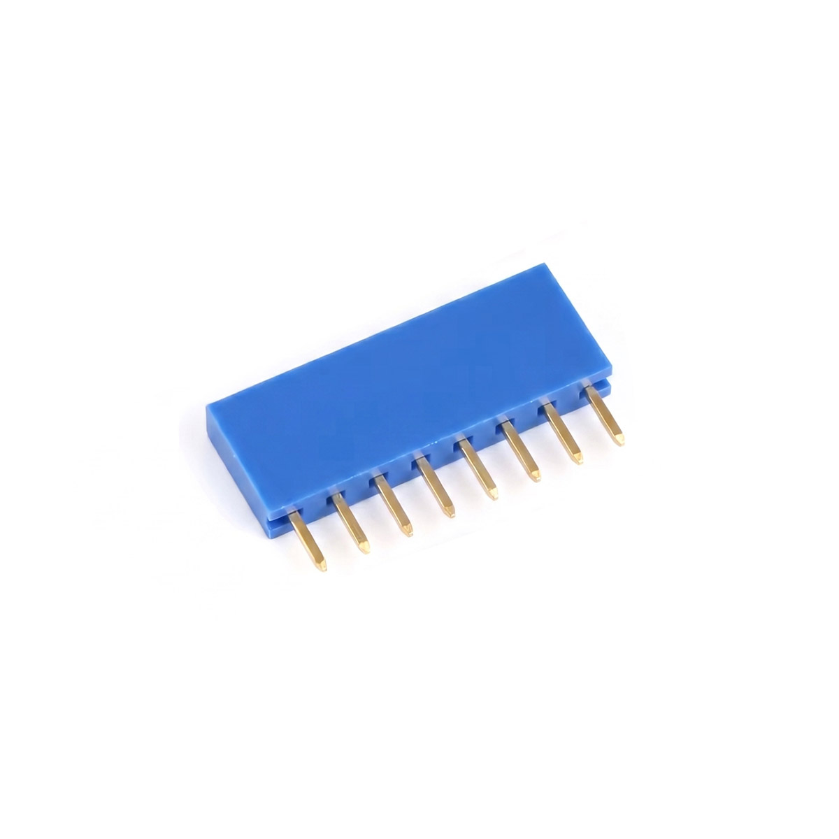 20x barrette femelle 8 broches 2,54 mm bleue – Image 2