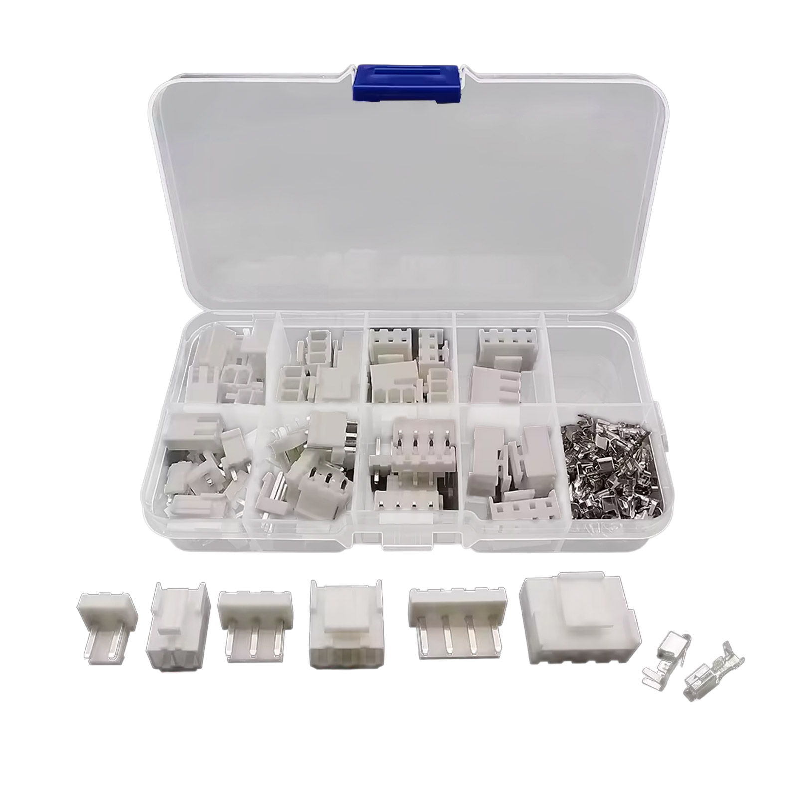 Kit de boîtiers à sertir VH 3,96 mm avec contacts 120 pièces
