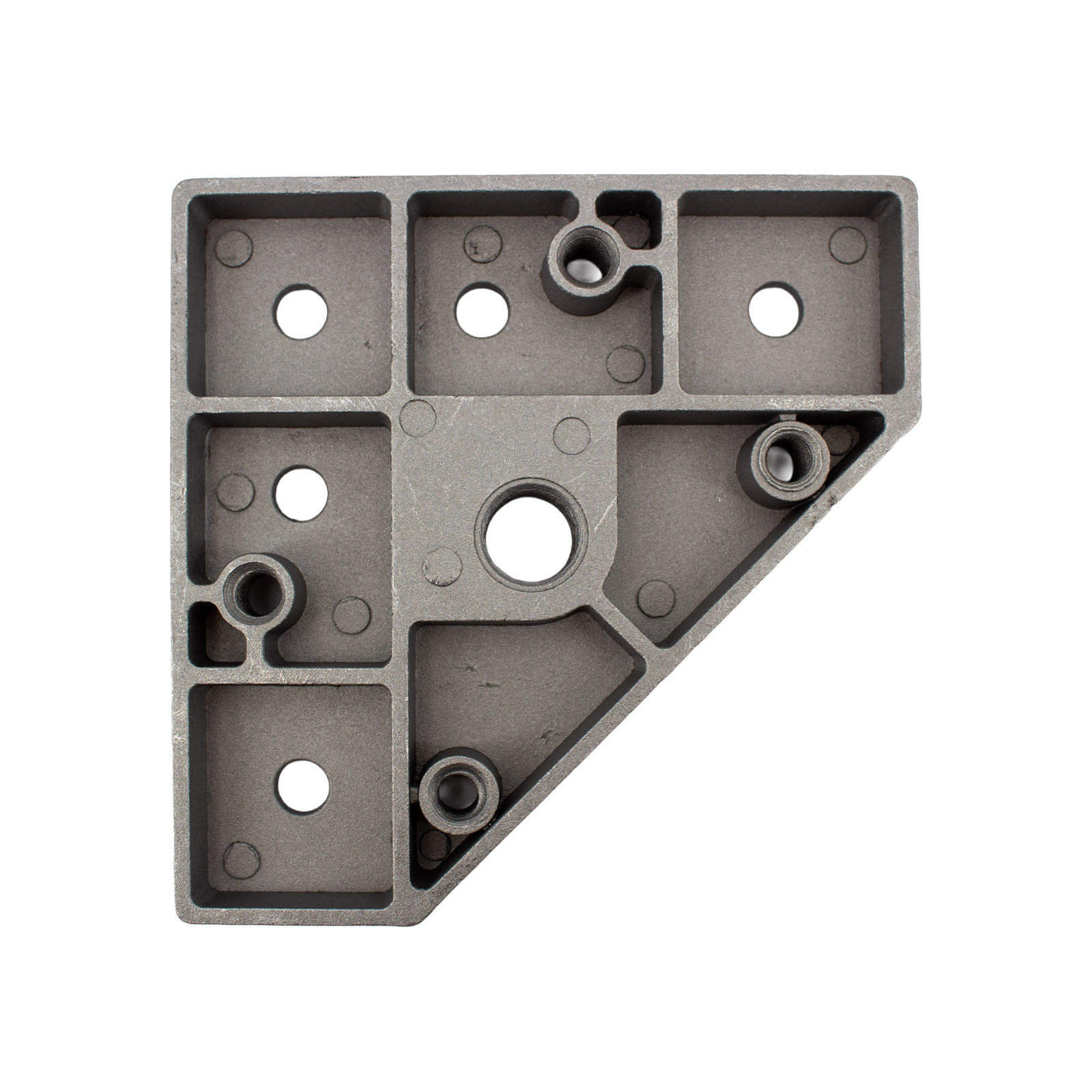 Base de pied réglable 4040 avec filetage M16 pour profilés aluminium 45 x 74 mm entraxe – Image 2