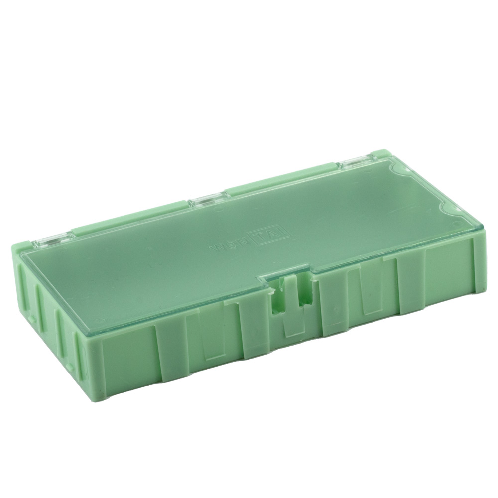 1x Boîte conteneur vide Box 4 pour composants CMS - vert