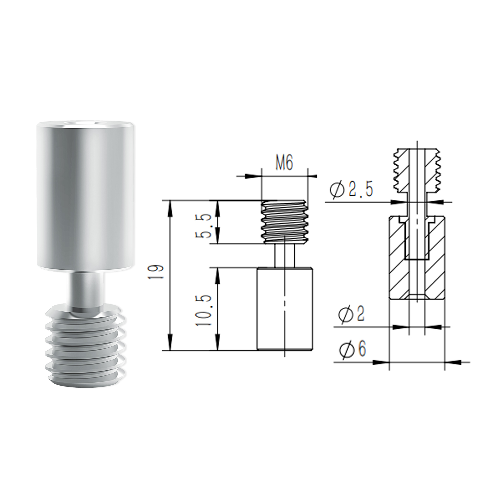 Kit Hotend Ender-3 S1 haute température 300°C – Image 3
