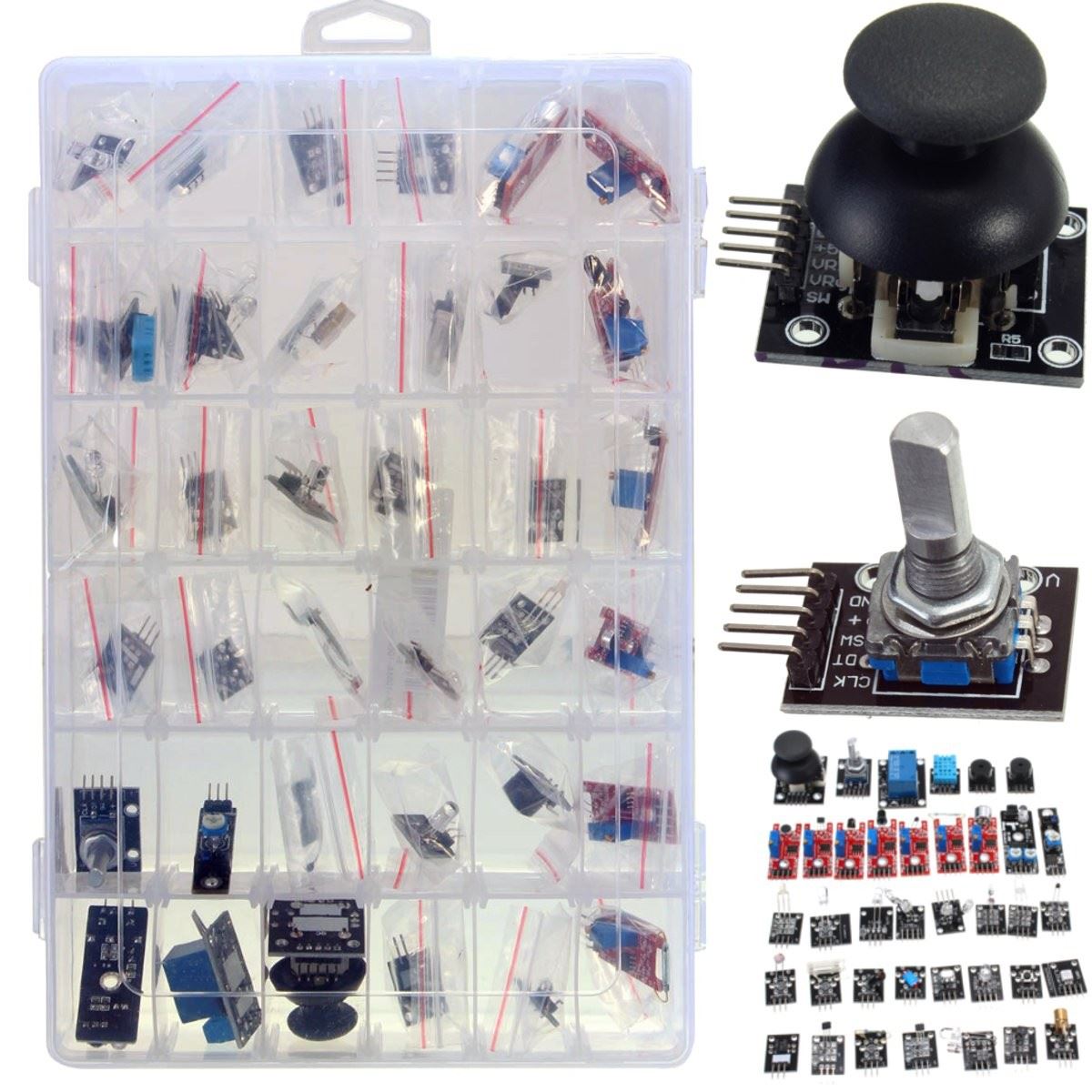 Kit de démarrage 37 capteurs dans une boîte en plastique – Image 2