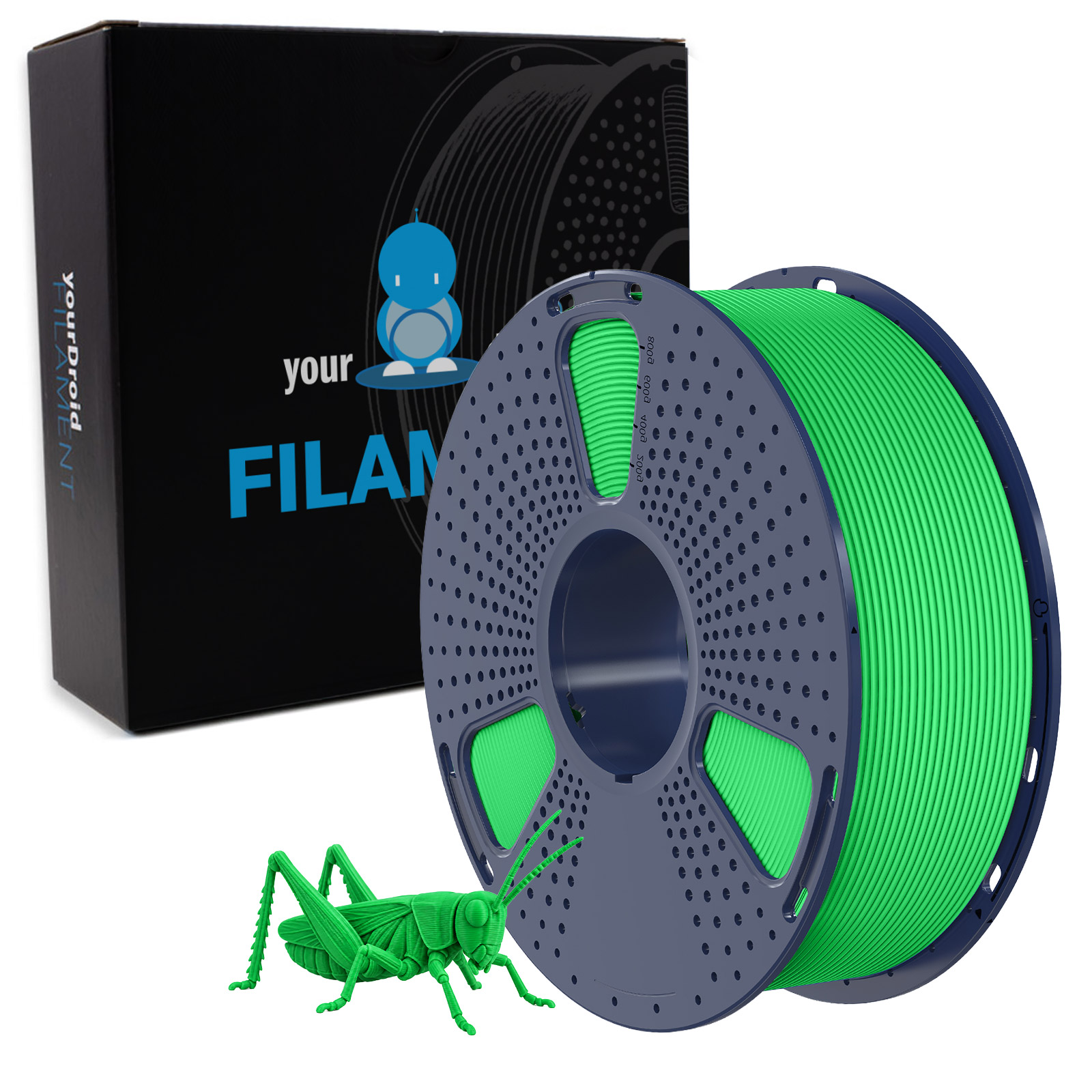 Filament PLA yourDroid Vert Mat 1,75 mm 1 kg