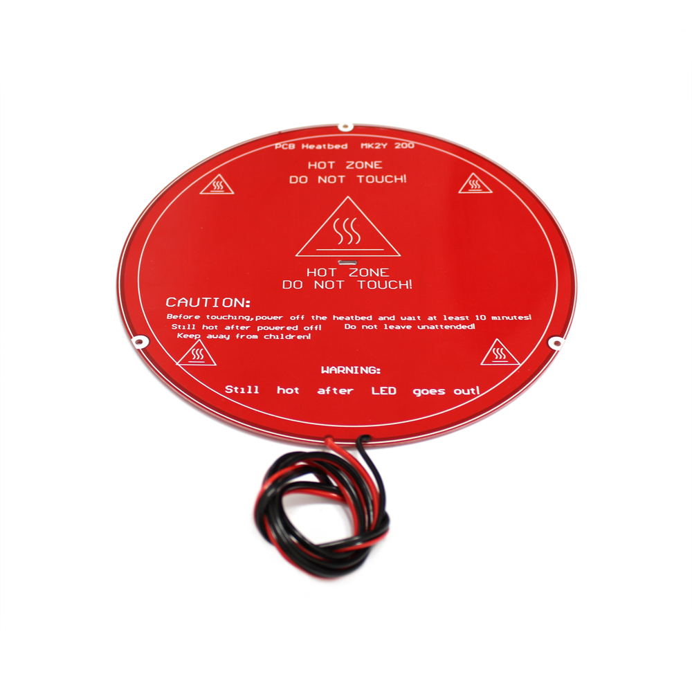 Plateau chauffant MK2Y 220 mm rond avec câble de connexion