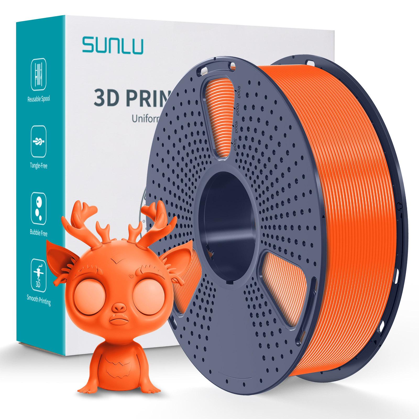 Filament Sunlu TPU Orange 1,75 mm 500 g