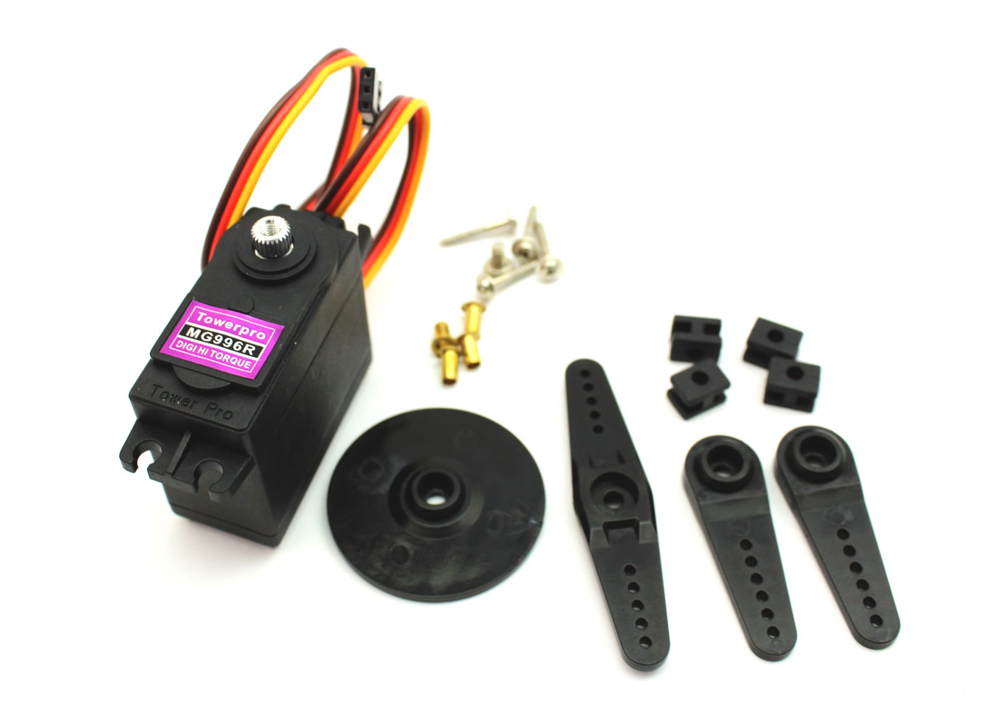 Servomoteur numérique Tower Pro MG996R avec engrenage métallique