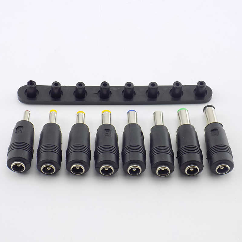 Kit d'adaptateurs DC 8x 5.5x2.1mm mâle vers femelle – Kit convertisseur de connecteurs d'alimentation – Image 5