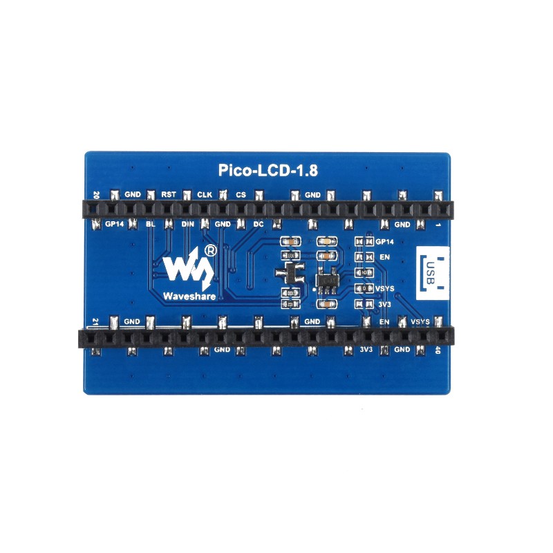 Module d'affichage LCD Waveshare 1.8inch pour Raspberry Pi Pico – Image 4