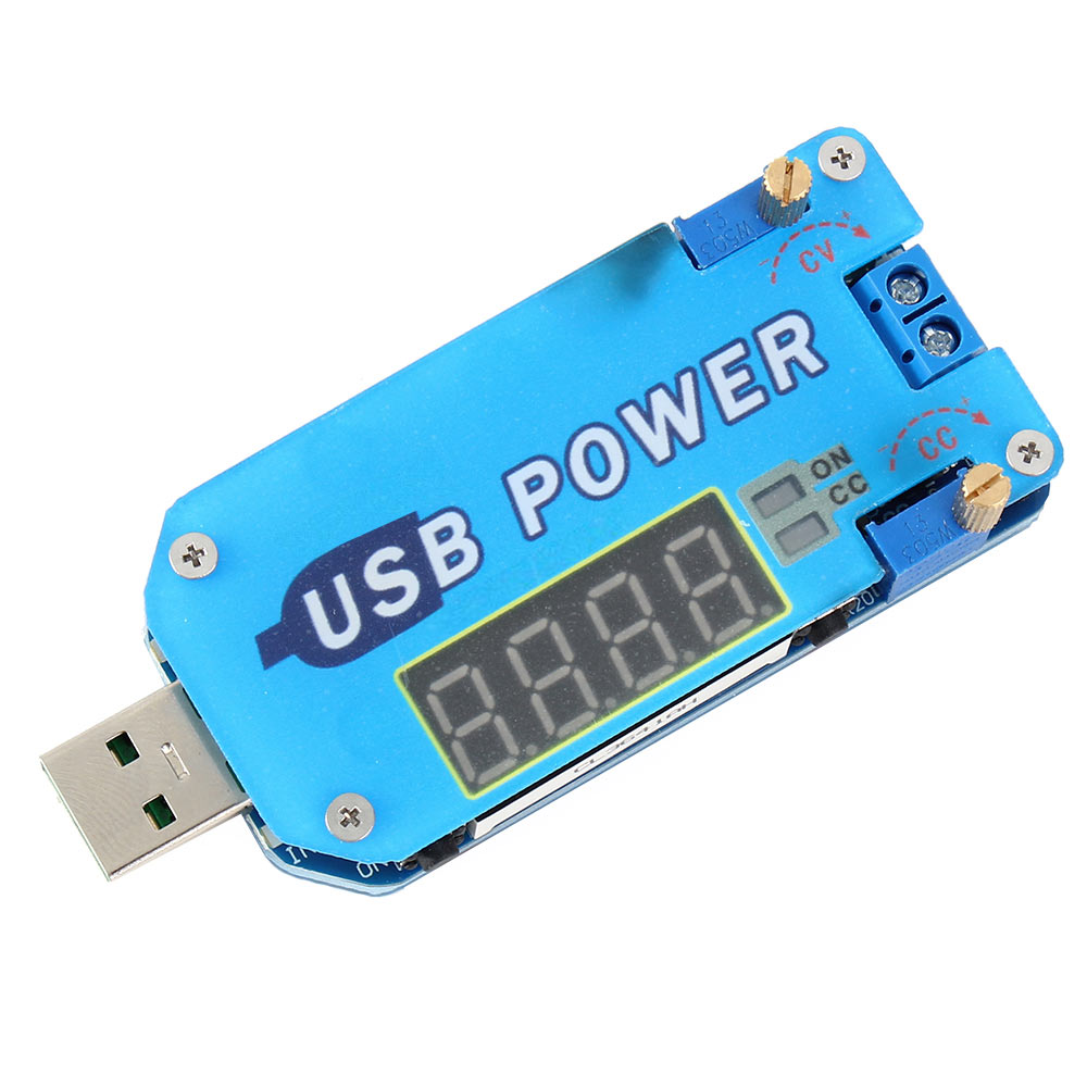 Régulateur de tension USB 5V vers 0-30V DC-DC 15W avec boîtier