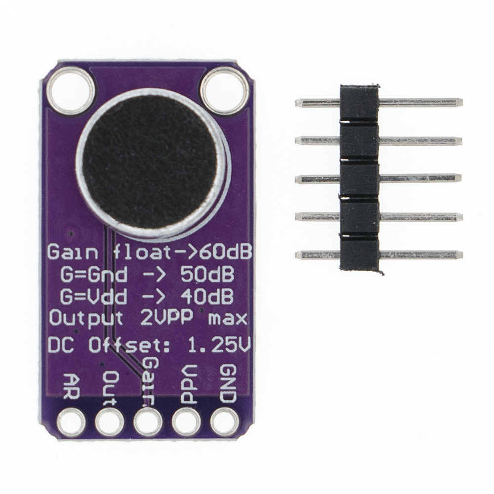 MAX9814 capteur de son microphone