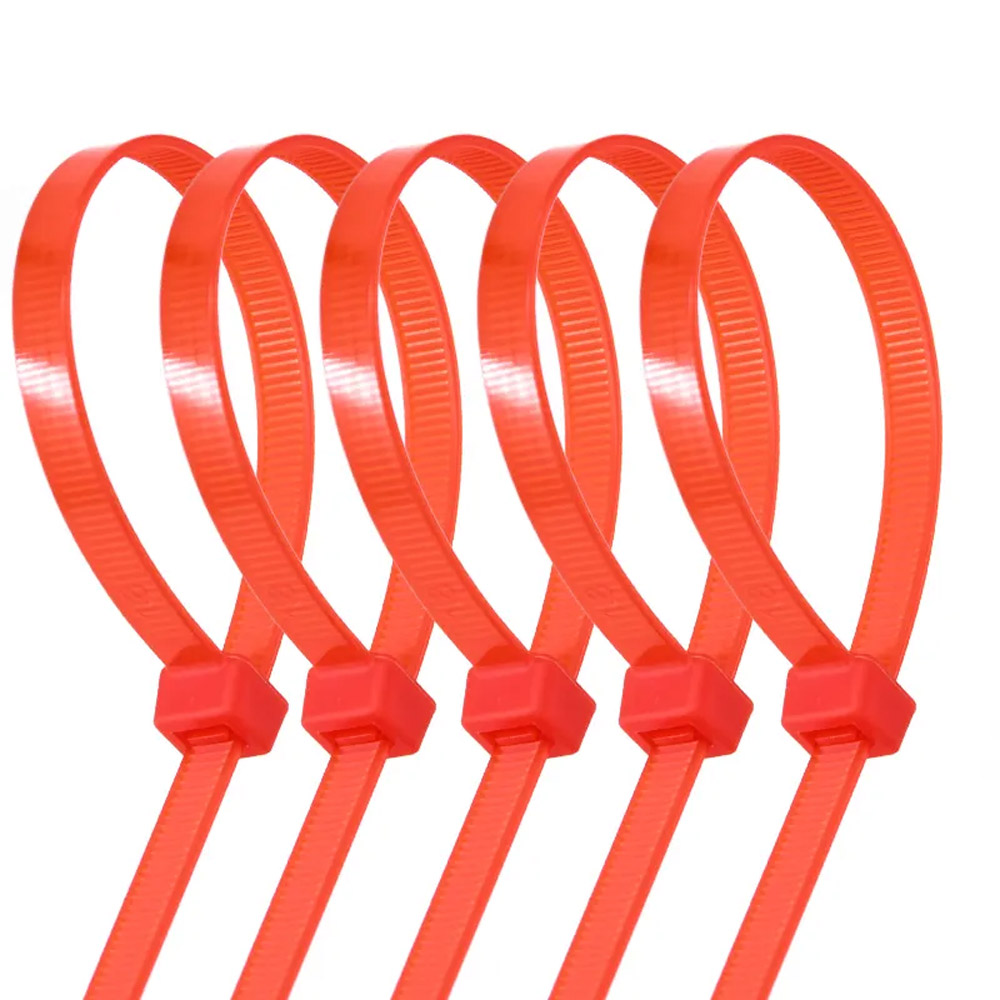 100 colliers de câble rouges 2,5*100 mm – Image 4